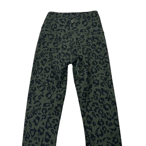 BALANCE COLLECTION Contender Lux Printed Yoga Leggings Sz XS Green - Picture 5 of 7